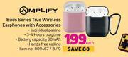 Game Amplify buds series true wireless earphones with accessories-each offer