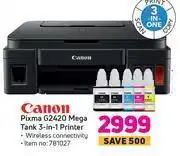 Canon g2420 mega tank 3 in 1 printer