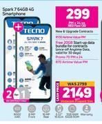 Game Tecno spark 7 64gb 4g smartphone-each offer