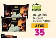 Game Campmaster firelighters-for 2 offer