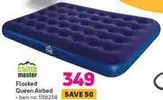Game Campmaster flocked queen airbed offer