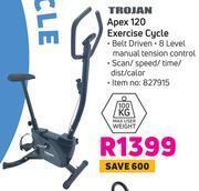 Trojan apex 100 online stationary bike