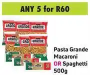Game Pasta grande macaroni or spaghetti 500g-for any 5 offer