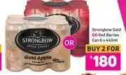Game Strongbow gold or red berries can-for 2 x 6 x 440ml offer