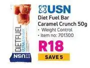 Usn diet fuel bar caramel crunch-50g