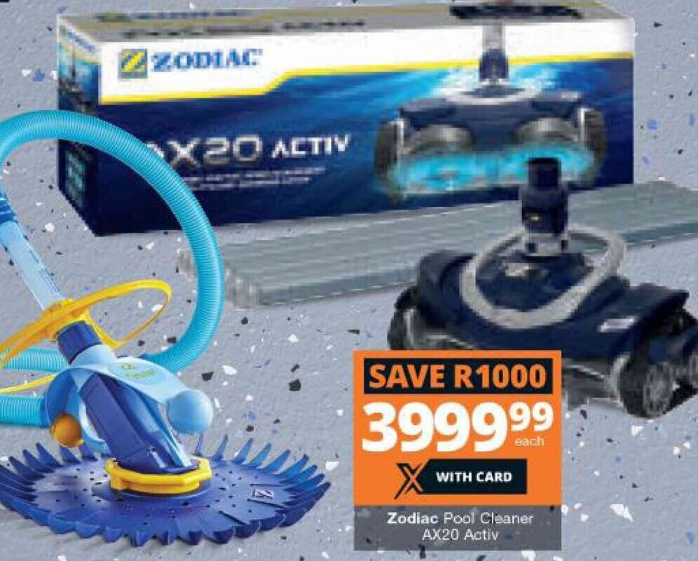 Zodiac Pool Cleaner AX20 Activ offer at Checkers Hyper