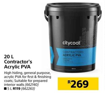 Contractor's Acrylic PVA 20L