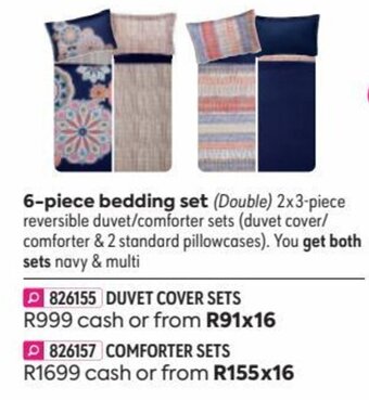 HomeChoice Sahara 6-piece Bedding Set (double) offer