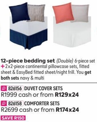 HomeChoice Sahara 12-piece Bedding Set (double) offer