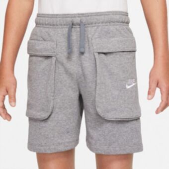 Sportscene Nike boys nsw classic cargo grey shorts offer