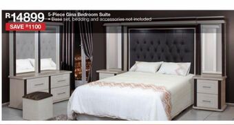 5-piece gina bedroom suite
