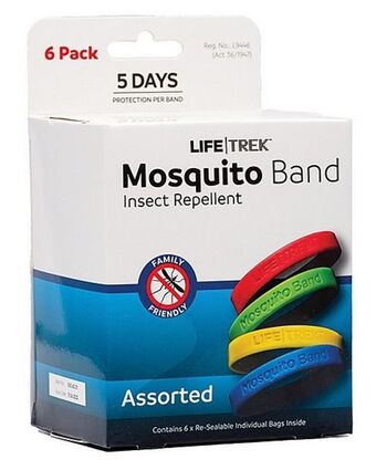 Lifetrek mosquito band 6-pack