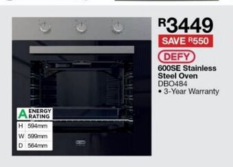600se stainless steel oven