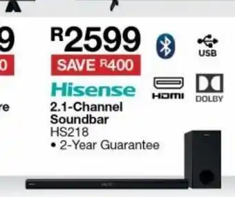 House & Home 2.1- channel soundbar offer