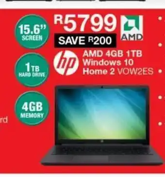 Amd 4gb 1tb windows 10 home2