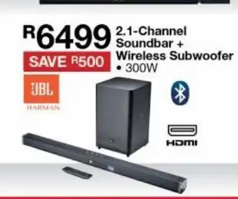 House & Home 2.1-channel soundbar + wireless subwoofer offer