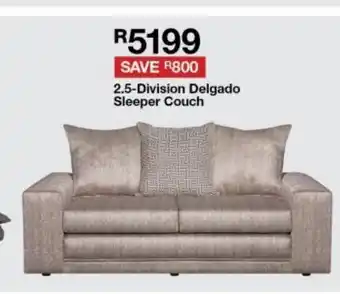 House & Home 2.5- division delgado sleeper couch offer