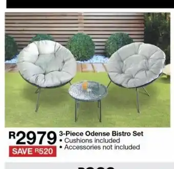 3-piece odense bistro set