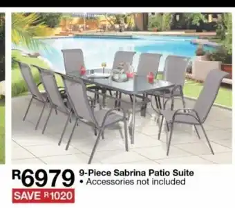 9-piece sabrina patio suite