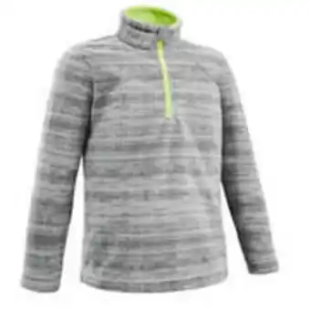 Decathlon Children's hiking fleece mh120 grey offer