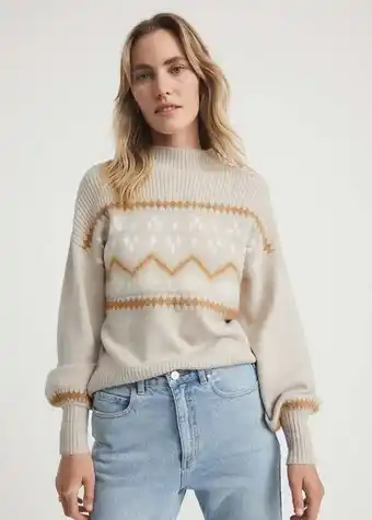 Woolworths High neck fairisle knit offer