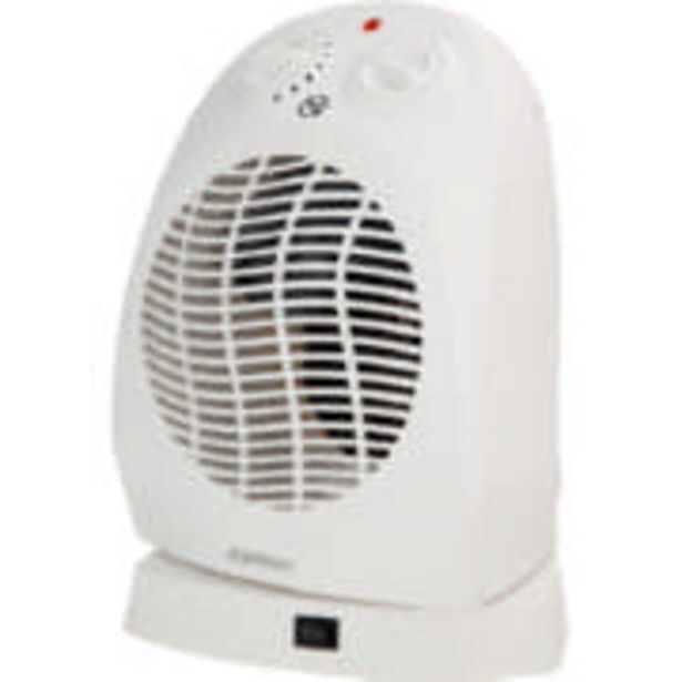 Oscillating fan heater white offer at Clicks