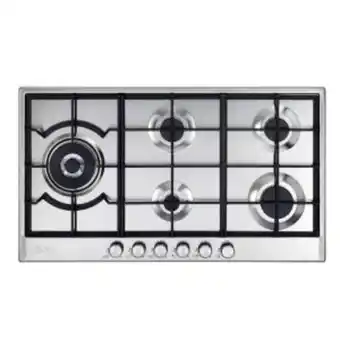 Hirsch's Elba 90cm silver gas hob - 02/elio95-565 offer
