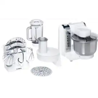 Hirsch's Bosch white kitchen machine - mum48cr1 offer