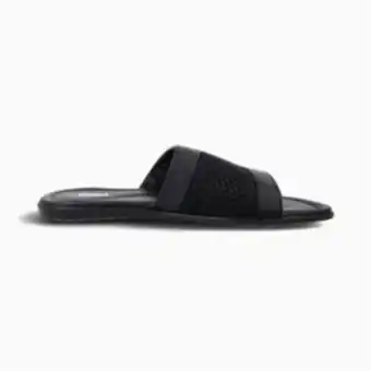 Totalsports Women's puma streetcat mesh black slides offer