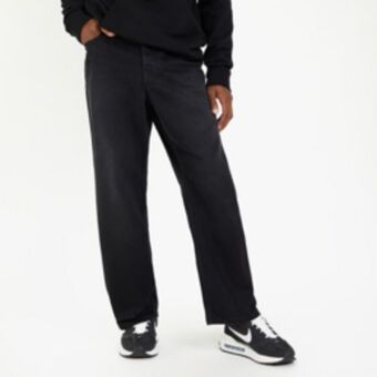 Redbat men's black straight jeans