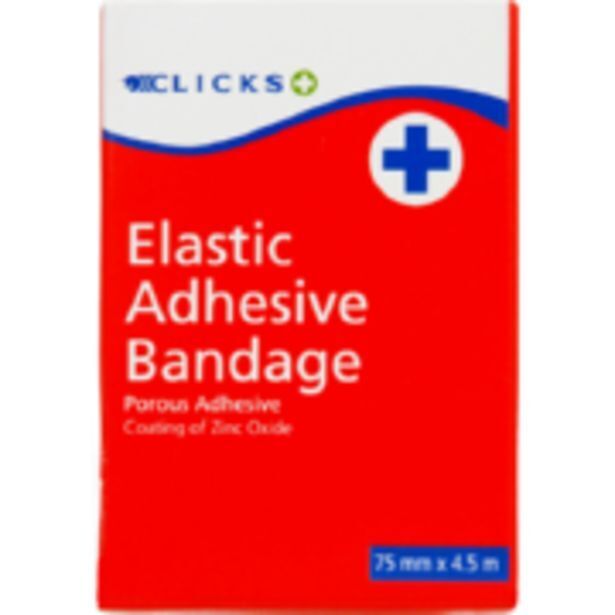 Elastic adhesive bandage offer at Clicks