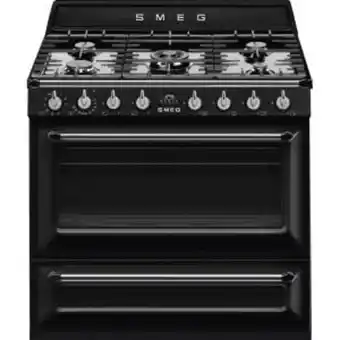Hirsch's Smeg 90cm black victoria cooker - tr90bl9 offer