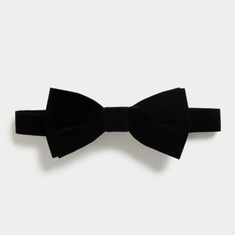 Velvet bow tie