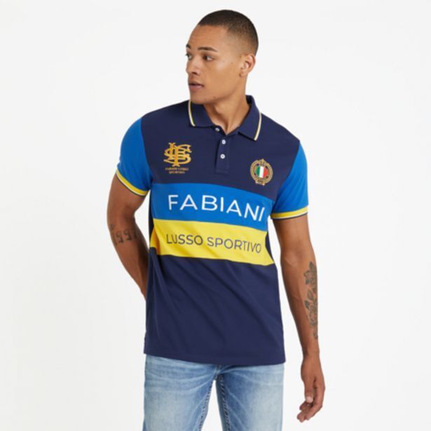 Fls embroidered polo shirt offer at Fabiani