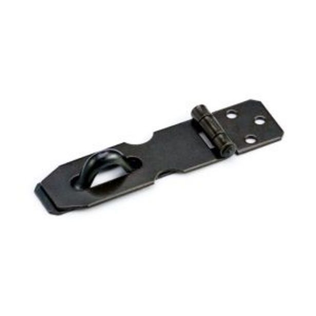 Hasp & staple, black, 55mm offer at Gelmar