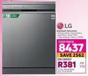 Game Lg quadwash dishwasher offer