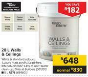 Builders Warehouse Fired Earth 20L Walls & Ceilings offer