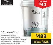Builders Warehouse Fired Earth 20L New Coat offer