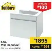 Builders Warehouse Builders Coral Wall Hang Unit offer