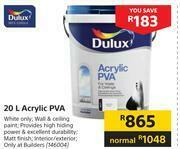 Builders Warehouse Dulux 20L Acrylic PVA offer