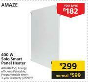Amaze 400W Solo Smart Panel Heater offer at Builders Warehouse