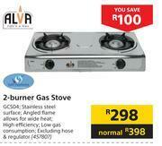 Builders Warehouse Alva 2 Burner Gas Stove GCS04 offer