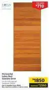 Builders Warehouse Lotus Horizontal Lotus Red Grandis Door-2m(h) x 813mm(w) offer