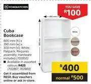 Builders Warehouse Home & Kitchen Cuba Bookcase (Assorted Colours) offer