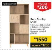 Builders Warehouse Home & Kitchen Buru Display Shelf offer