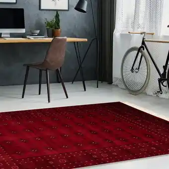 OneDayOnly Afghan traditional red bokhara rug offer