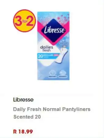 Libresse Daily Fresh Normal Pantyliners Scented 20