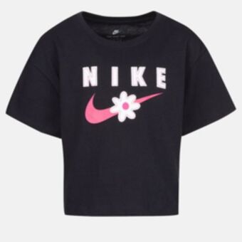 Nike girls daisy black t-shirt