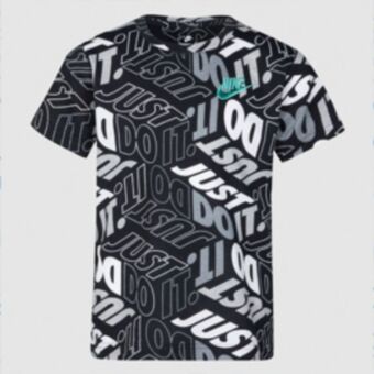 Sportscene Nike boys block black t-shirt offer