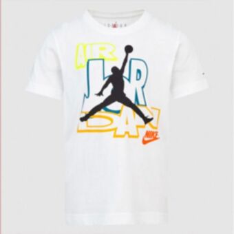 Sportscene Jordan boys white t-shirt offer